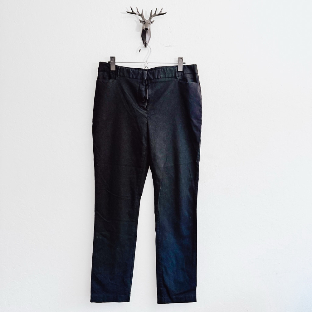 Simply Styled by Sears Women's Black Straight Leg Pants Size 16